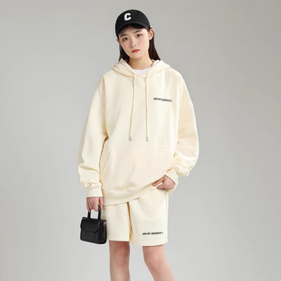 Áo Hoodie trùm đầu Dessuu phong cách đơn giản in chữ 1011 by dessu