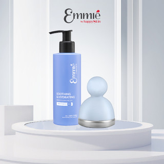 Combo 1 cây lăn lạnh face & body & 1 gel rửa mặt emmié by happyskin