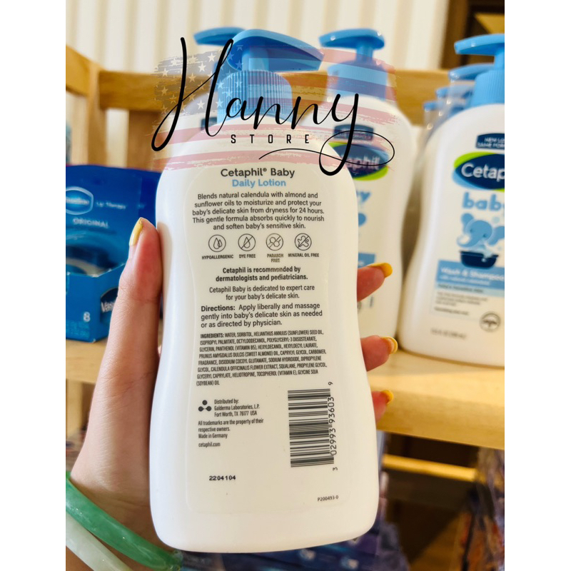 SỮA DƯỠNG TOÀN THÂN cho bé Cetaphil 399ml