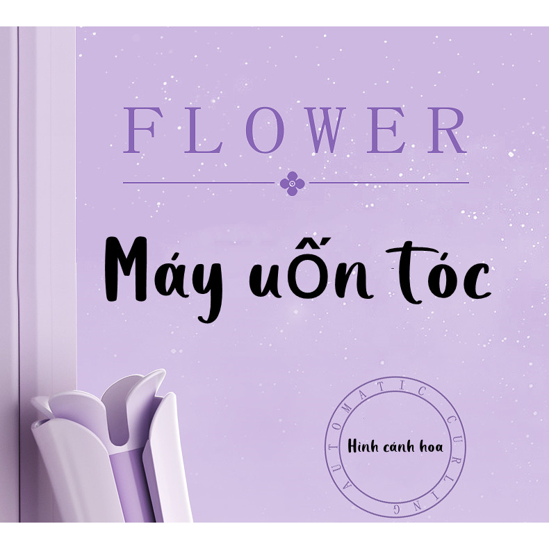 Hình cánh hoa 32 mm Máy uốn tóc tự động có ion âm bảo vệ tóc hàng chính hãng VAV mẫu mới 2023 NEW VAV 022D