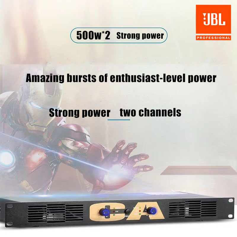Đẩy công suất 2 kênh JBL CA10 class D, nguồn xung, mỏng 1U - Công suất 500w/kênh