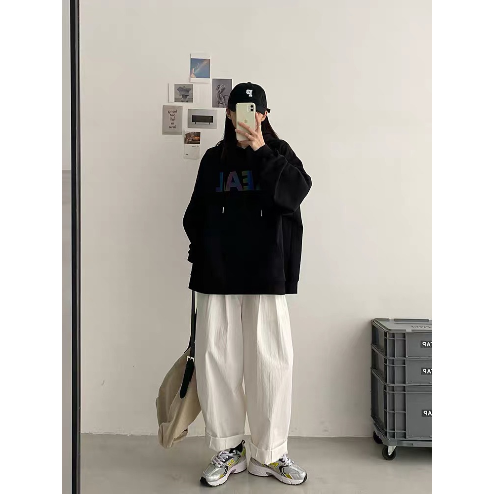 Áo hoodie nam nữ unisex nỉ cotton bông dày có mũ cá tính phong cách hàn quốc basic DELIZ | BigBuy360 - bigbuy360.vn