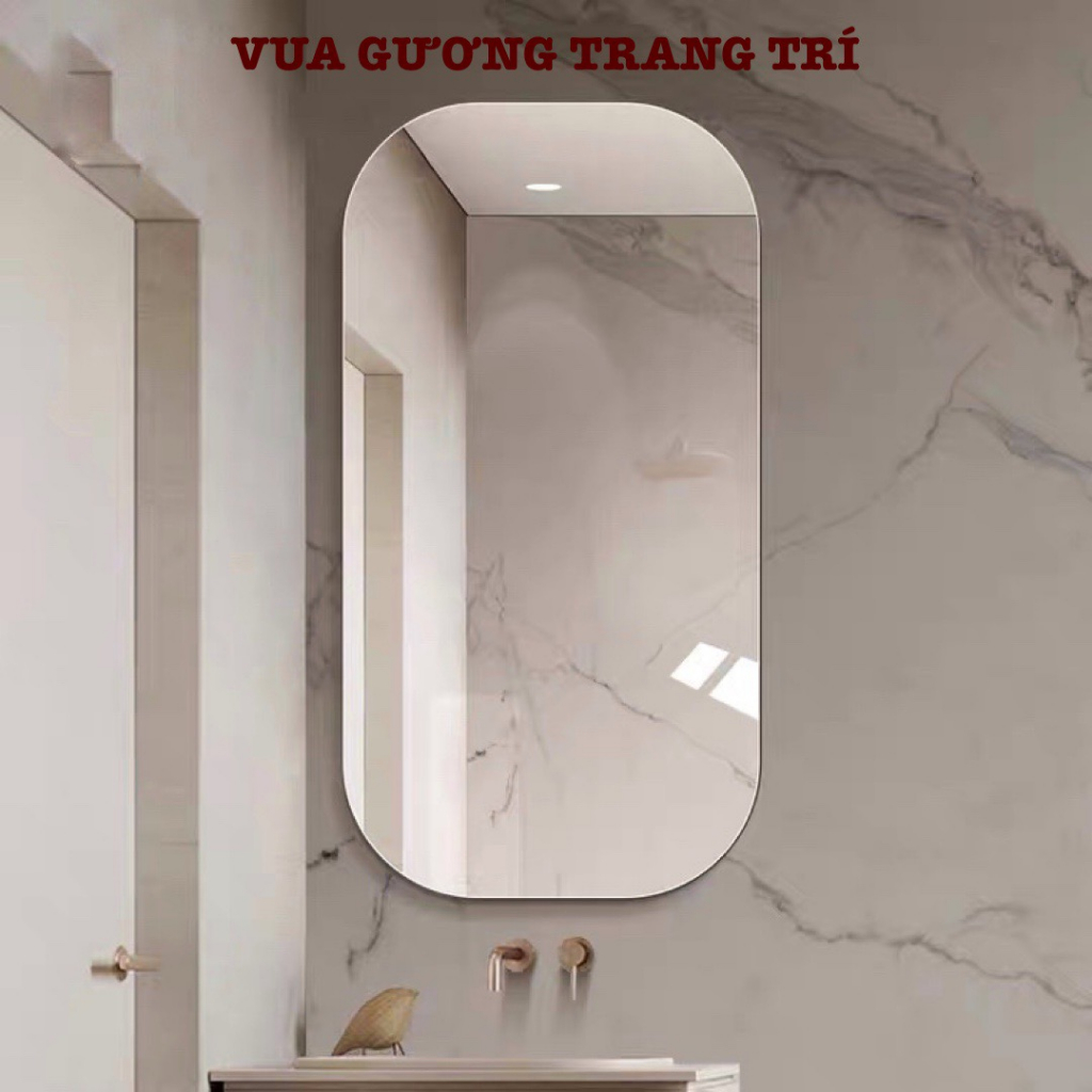 Gương soi toàn thân nhà tắm bàn trang điểm nhiều mẫu kích thước 80x100cm