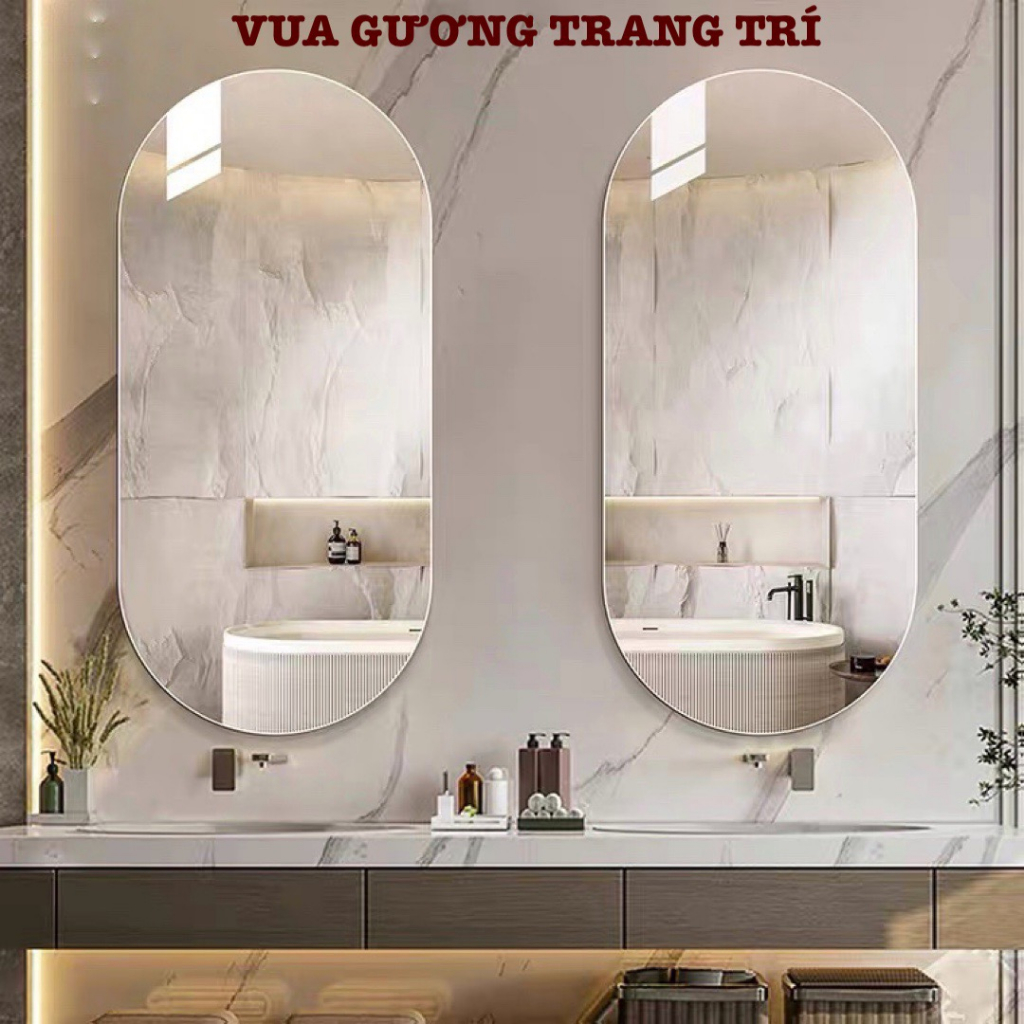 Gương soi toàn thân nhà tắm bàn trang điểm nhiều mẫu kích thước 80x100cm