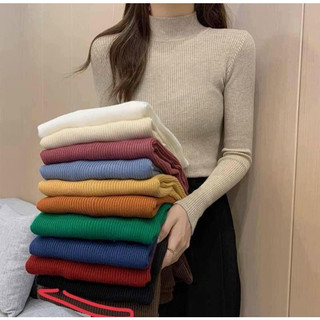 Áo len tăm cổ cao 3 phân dày dặn
