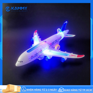 Máy bay đồ chơi a380 chạy pin có đèn led và âm thanh