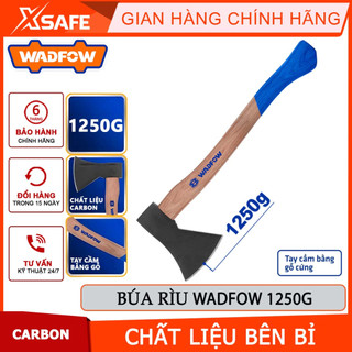 Búa rìu WADFOW chất liệu carbon tay cầm cán gỗ trọng lượng 600-1250g đầu búa rèn thả