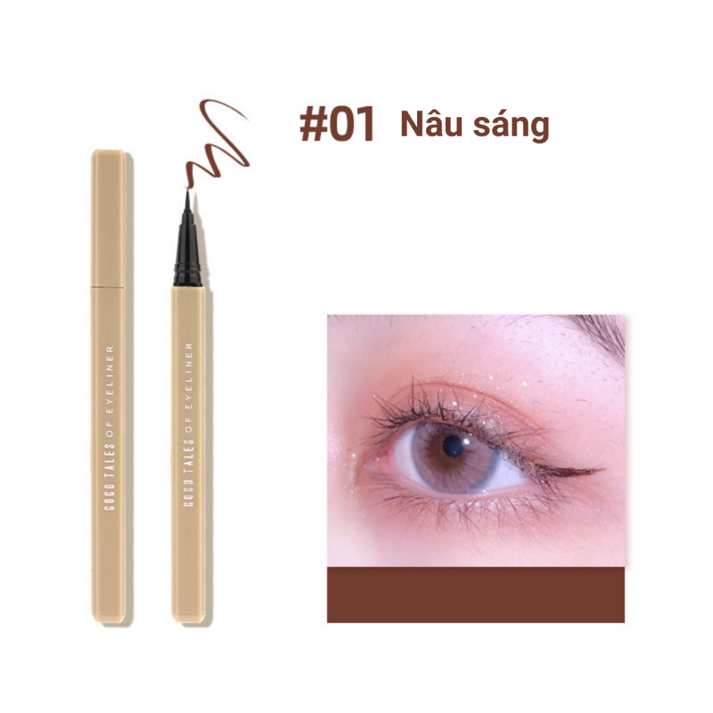 Bút kẻ mắt Gogotales lâu trôi kẻ mắt nước nội địa trung lâu trôi GT146