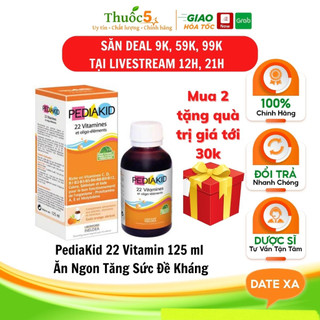 Pediakid 22 Vitamins & Minerals Vitamin tổng hợp cho trẻ em