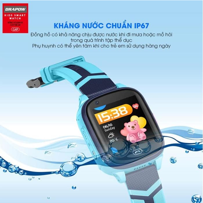 Đồng hồ định vị trẻ em Drapow G4P