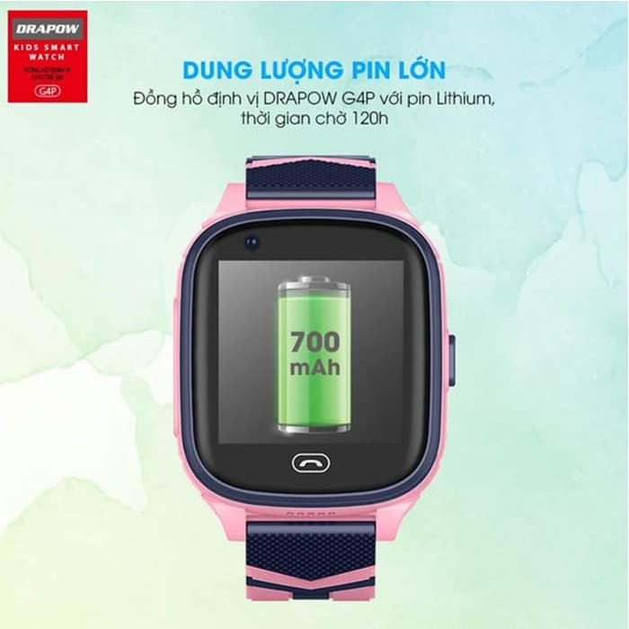 Đồng hồ định vị trẻ em Drapow G4P