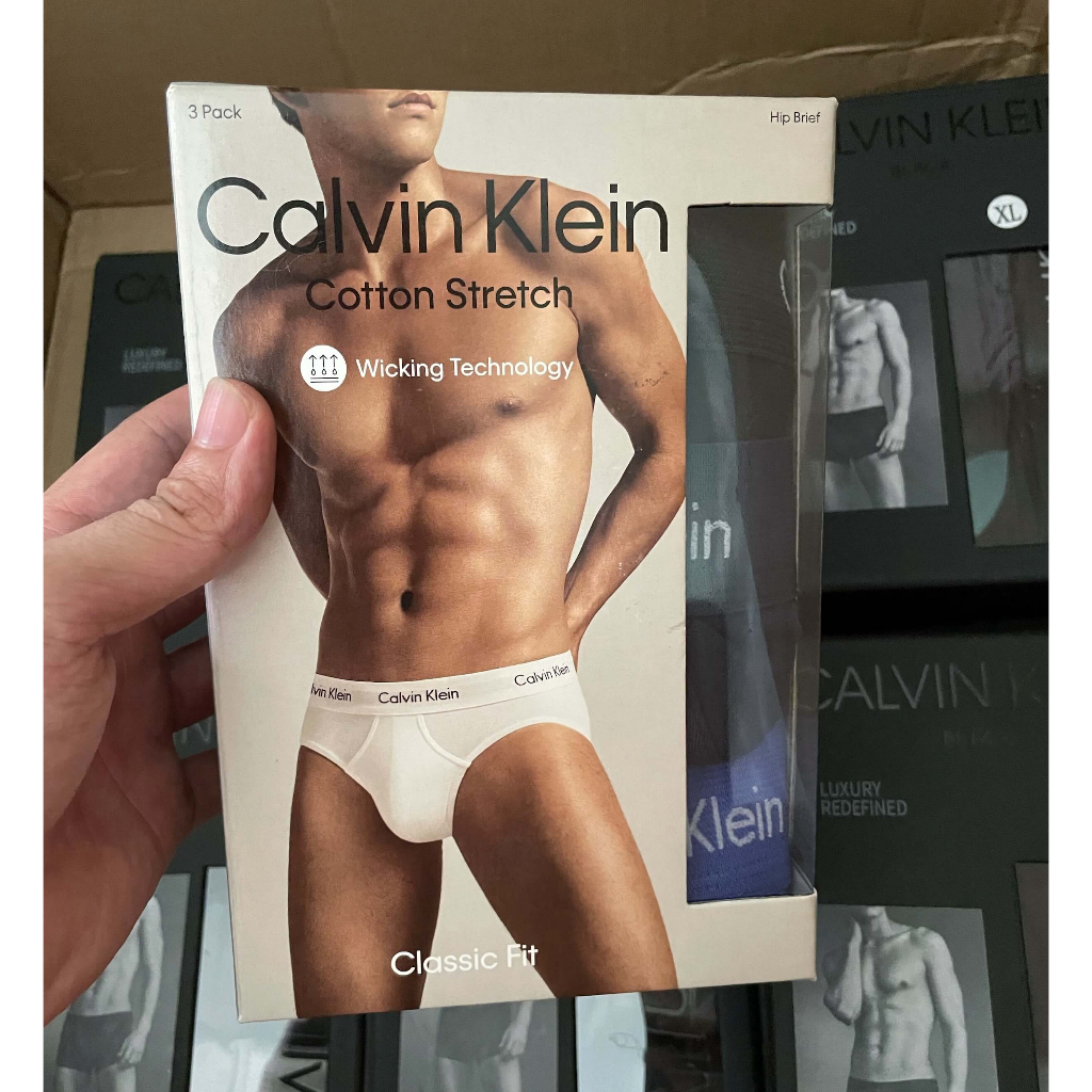 Quần lót nam tam giác Calvin Klein Briefs 3-Pack chính hãng
