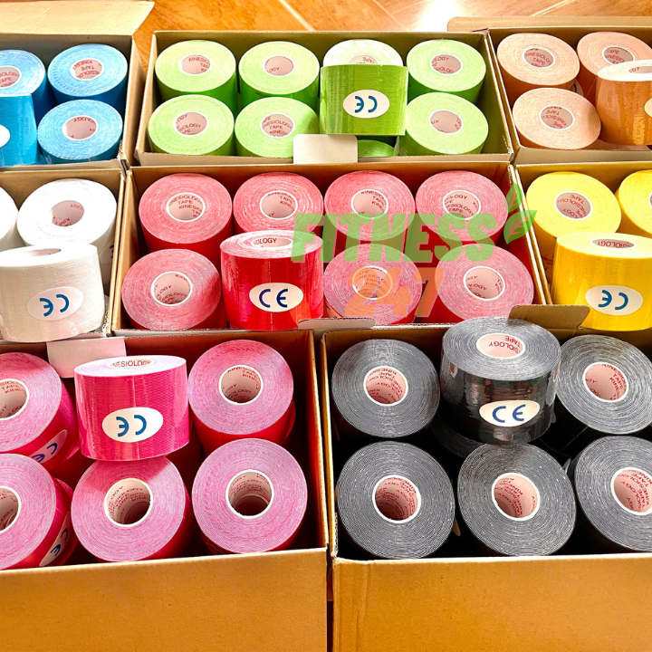 Băng Keo Dán Cơ Thể Thao Kinesiology, Băng Cuốn Hỗ Trợ Chấn Thương Bảo Vệ Khớp Tay Chân