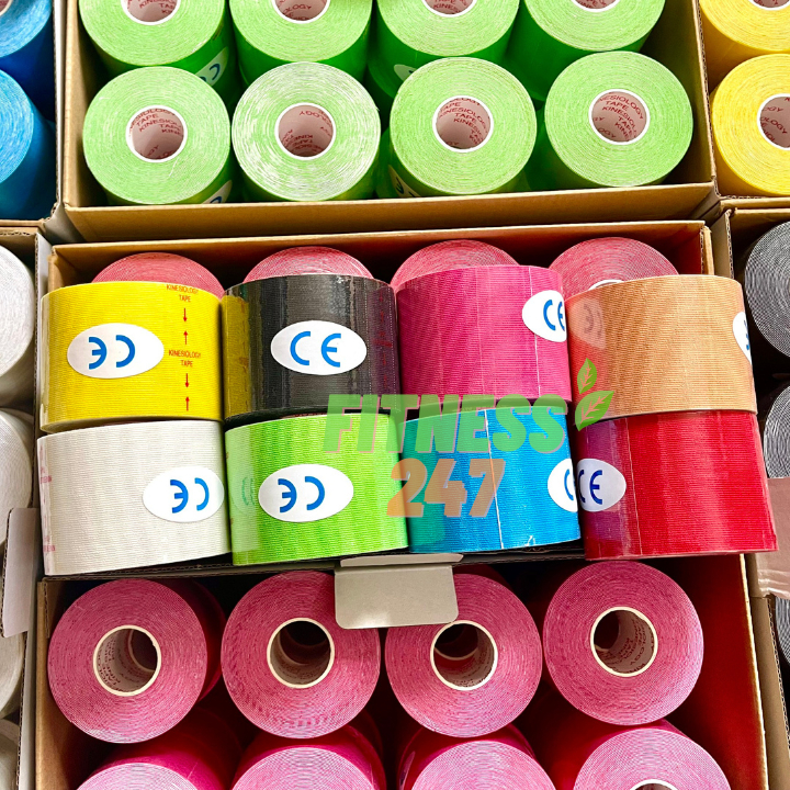 Băng Keo Dán Cơ Thể Thao Kinesiology, Băng Cuốn Hỗ Trợ Chấn Thương Bảo Vệ Khớp Tay Chân