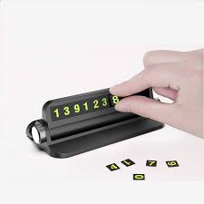 Bảng ghi số điện thoại khi đỗ xe ô tô loại bập bênh, bảng sdt để trên xe hơi ô tô để người lạ liên hệ