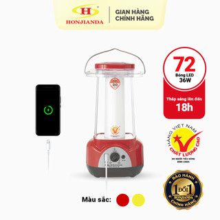 Đèn sạc tích điện đa năng Honjianda HJD-312 72 bóng LED siêu sáng