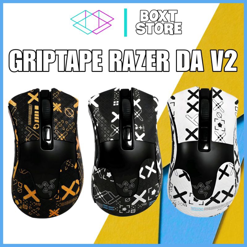 Miếng Dán Grip Tape 3M Chống Trượt Chuột Razer DeathAdder V2 Pro/Essential/Elite/V2 X HyperSpeed - Skin Razer DA V2
