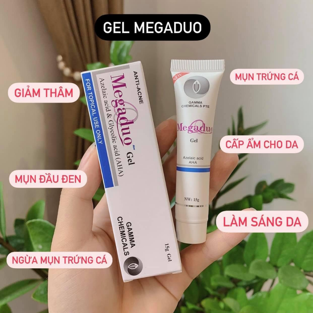 Megaduo Gel 15g - Kem bôi giảm mụn, mờ thâm