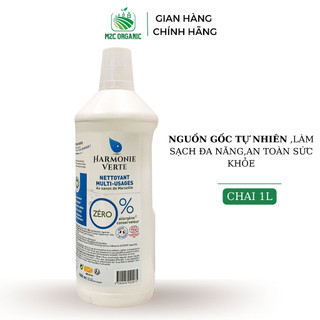 Tẩy rửa đa năng nhiều bề mặt hữu cơ Harmonie Verte 1L an toàn sức khỏe