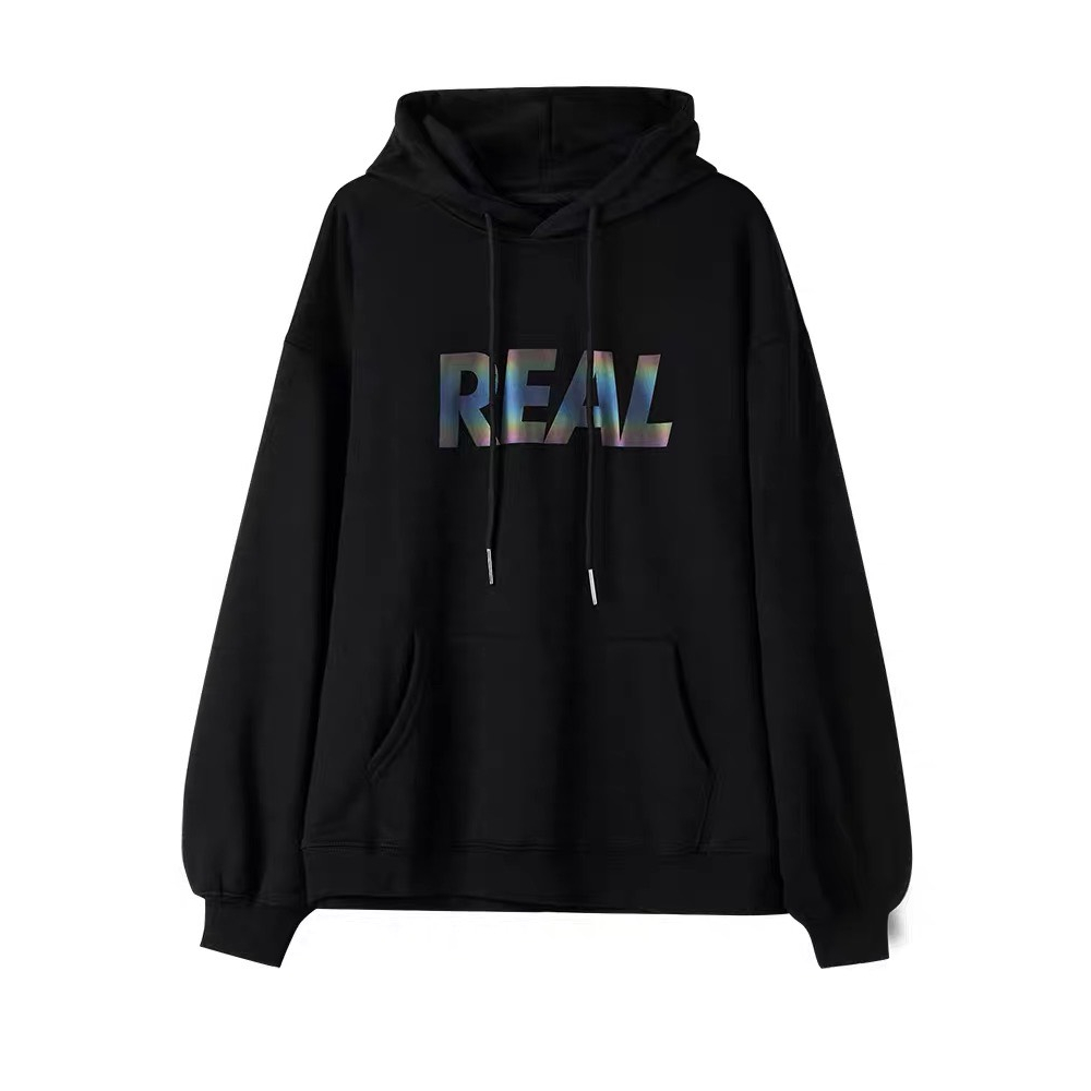 Áo hoodie nỉ bông có mũ form rộng dành cho cặp đôi unisex nam nữ mặc đôi dày dặn DELIZ