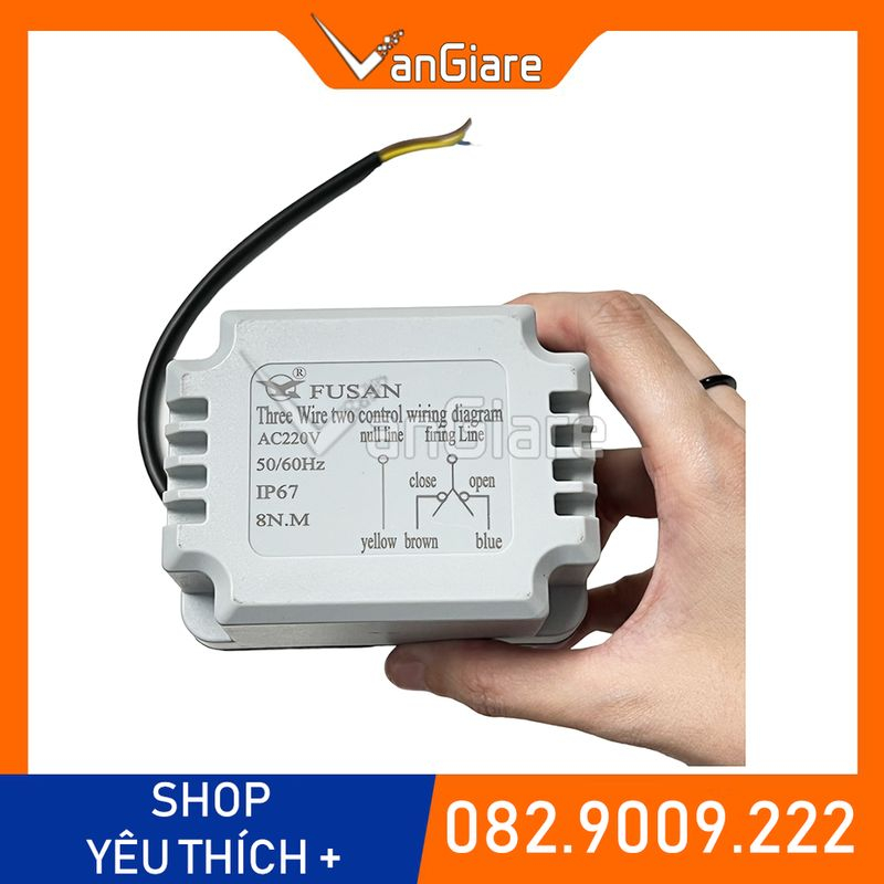 Van khoá nước đóng mở điều khiển bằng motor điện 220v phi 42 49 60