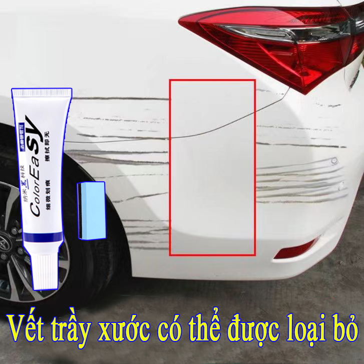Sơn Xịt Ô Tô Xước Chất Lượng Cao bút xoá vết xước ô tô 15g+bọt biển