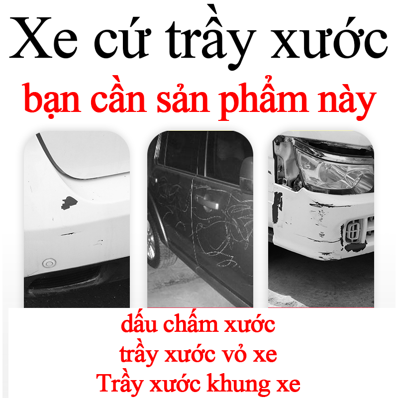Sơn Xịt Ô Tô Xước Chất Lượng Cao bút xoá vết xước ô tô 15g+bọt biển