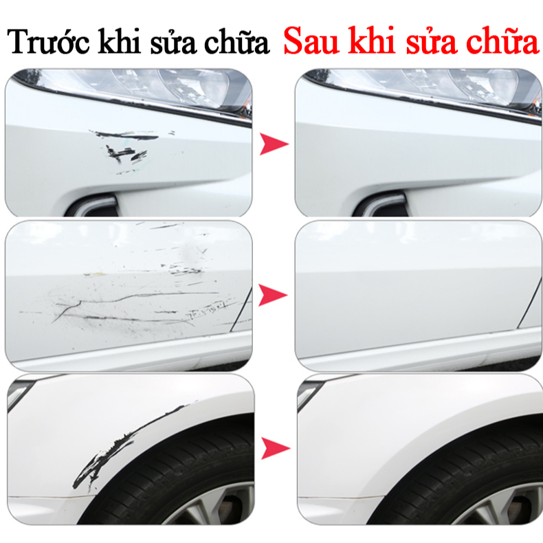 Sơn Xịt Ô Tô Xước Chất Lượng Cao bút xoá vết xước ô tô 15g+bọt biển