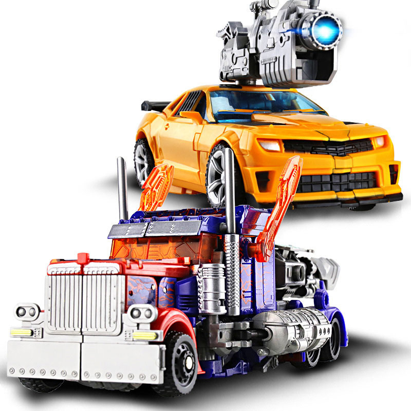 Đồ chơi mô hình lắp ráp trẻ em - Robot biến hình - Chiến binh xanh Optimus Prime - Qùa tặng bé trai bé gái - Nhựa ABS