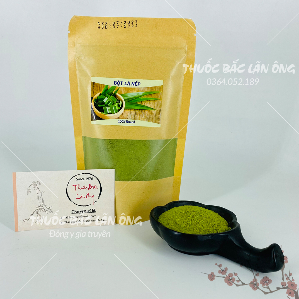 Bột lá nếp sấy lạnh nguyên chất 100g