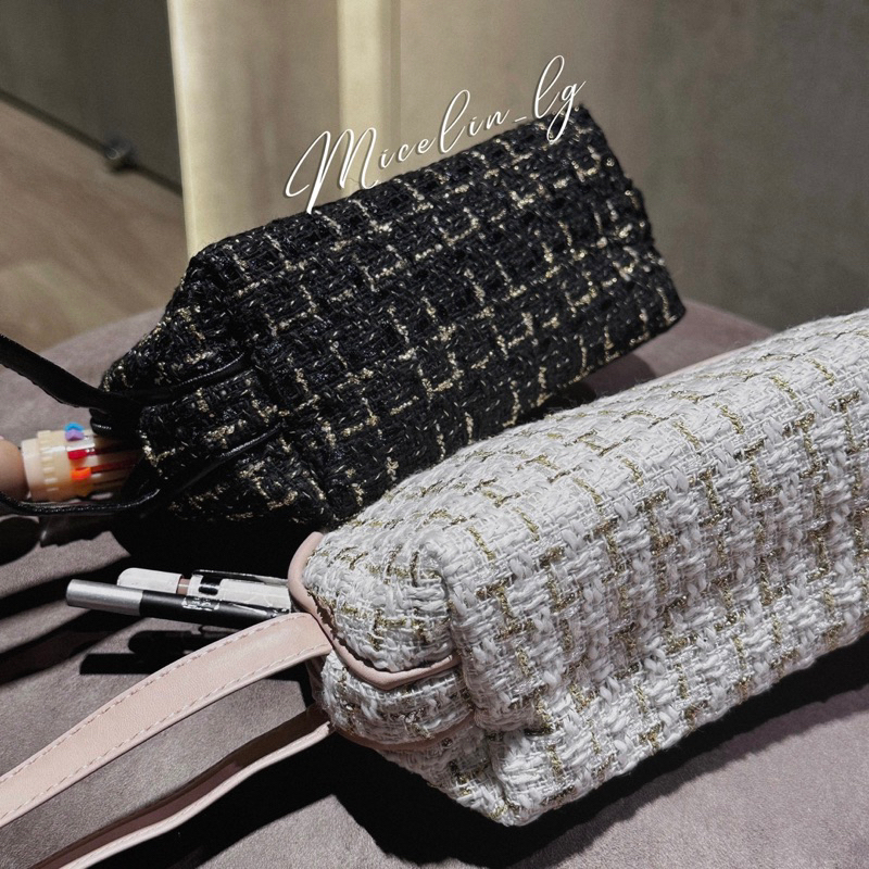 Túi bút dạ Tweed