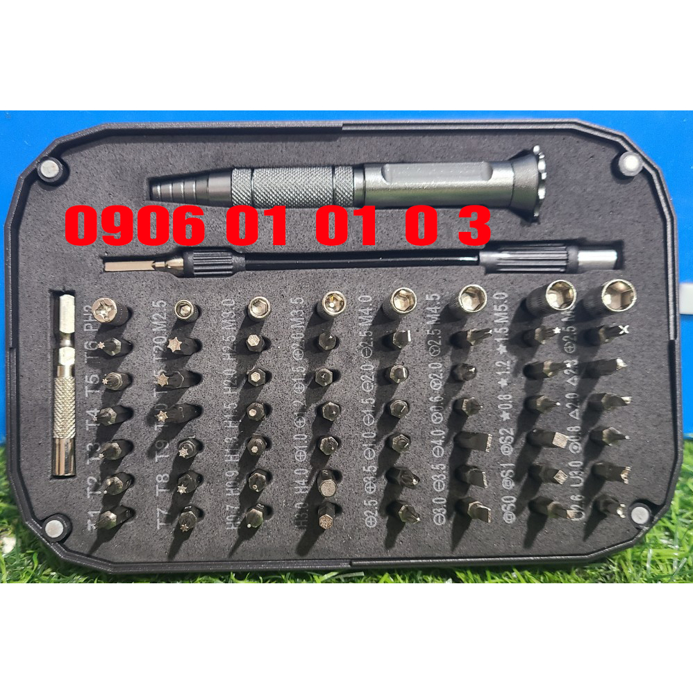 Bộ tua vít đa năng tua vit 59 trong 1 dụng cụ sửa điện thoại laptop đồ điện tử có nam châm