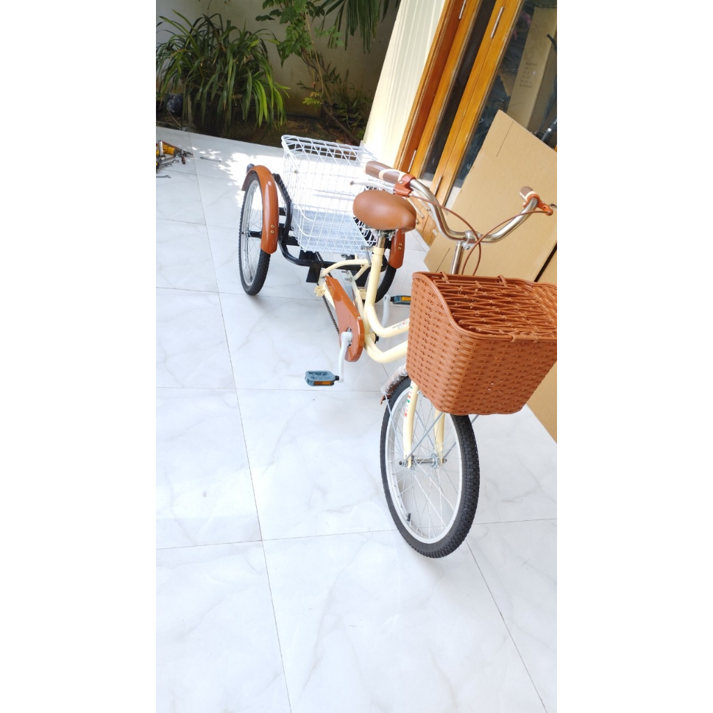 Xe đạp ba bánh cho người già XD123-2