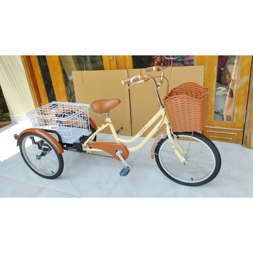 Xe đạp ba bánh cho người già XD123-2