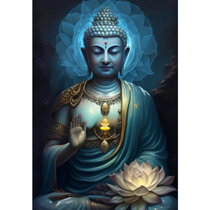 Tranh đính đá 5d- tranh phật đẹp