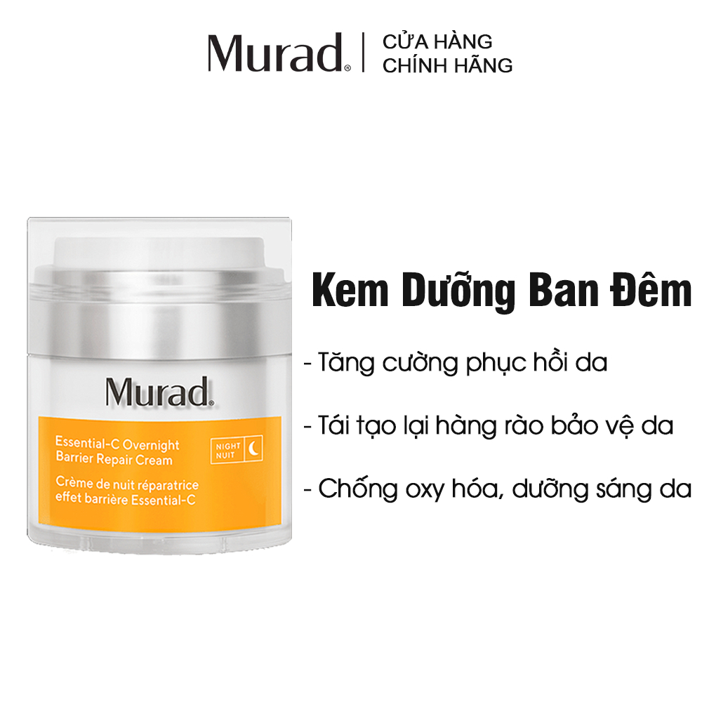 Kem dưỡng phục hồi da ban đêm Murad Essential-C Overnight Barrier Repair Cream 50ml