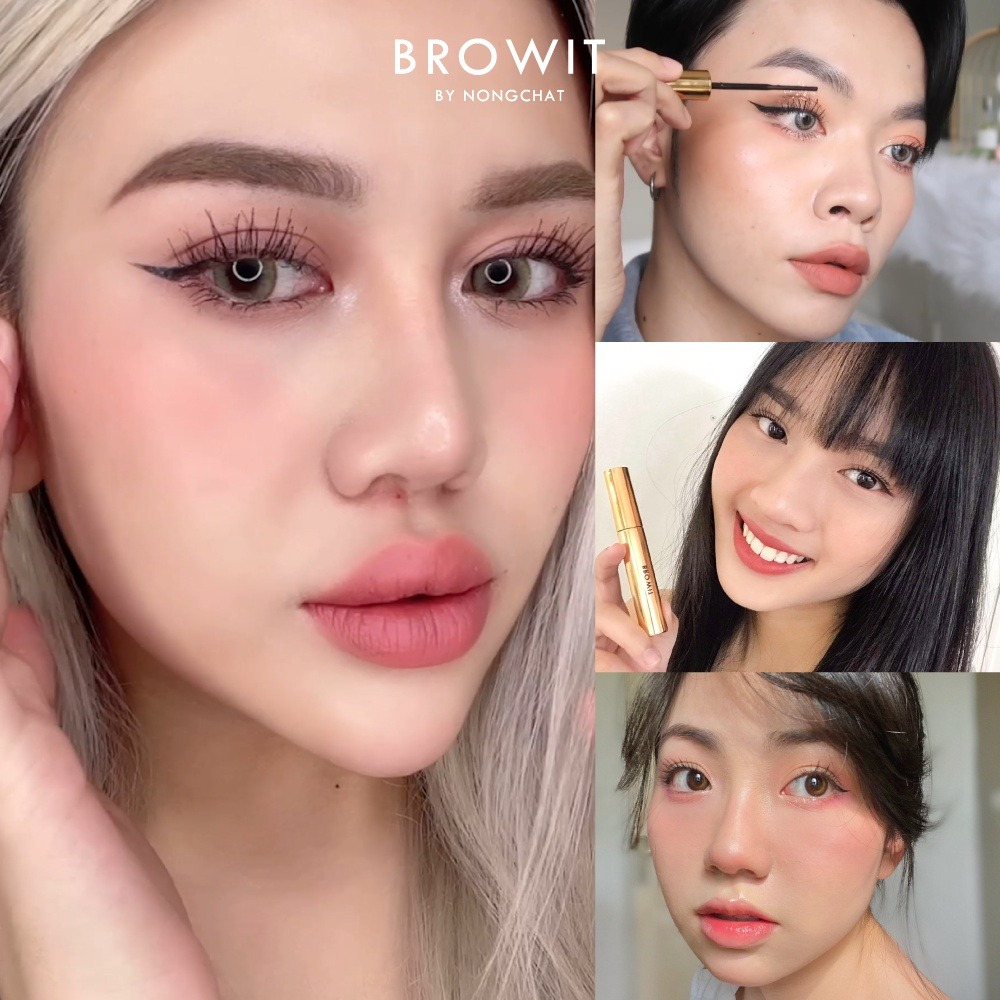 Mascara Nongchat Browit Siêu tơi dài và cong mi dạng lược My Everyday 5.5g Endless Night