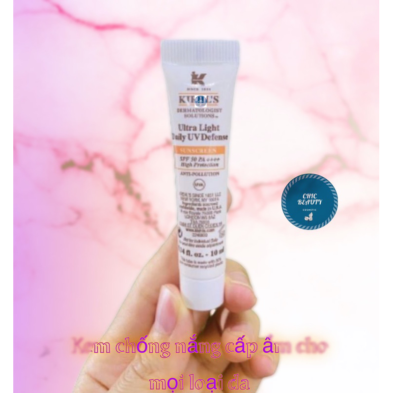 Kem chống nắng Kiel❤️h's Ultra Light Daily UV Defense Anti-Pollution SPF50 PA++++