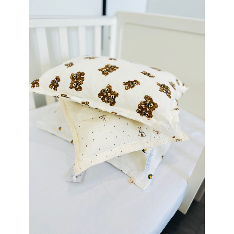 Gối trẻ em, trẻ học mẫu giáo, ruột bông cotton 100% siêu mềm mại, an toàn cho bé  - Mody Baby