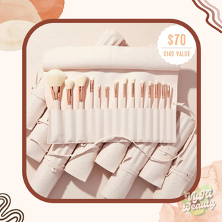 Set cọ Colourpop Ultimate 14 cây kèm túi da