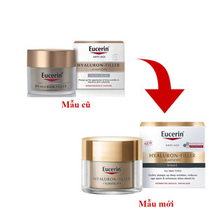 Kem dưỡng cho da kém đàn hồi và nếp nhăn sâu ban đêm Eucerin Hyaluron Filler + Elasticity Night 50ml