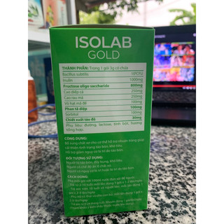 Cốm bổ sung chất sơ ISOLAB GOLD