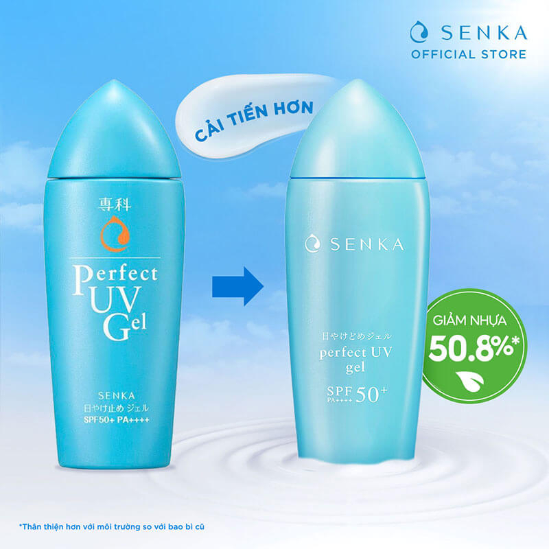 Gel Sữa Chống Nắng Senka Perfect UV Gel 80ml