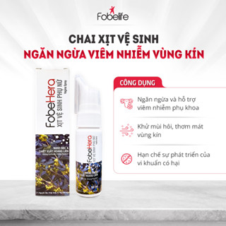 Chai Xịt Phụ Khoa Ngừa Viêm Nhiễm Vùng Kín Khử Mùi Hôi, Ngăn Ngừa Nấm Ngứa Fobe Hera N1 - chai 50ml