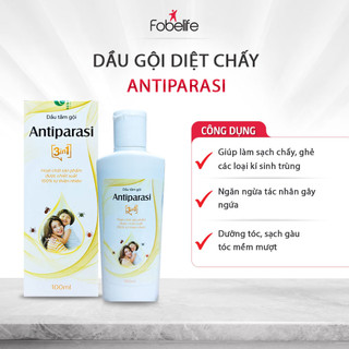 Dầu Gội Antiparasi Quablue Diệt Chấy, Sạch Trứng Chấy Rận Ký Sinh Trùng Trên Tóc (Chai 100ml)