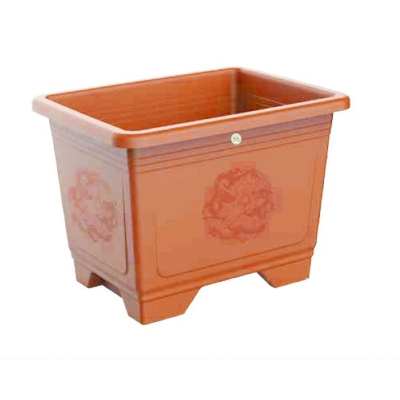 chậu nhựa chữ nhật cao trồng sen trồng cây ăn trái 62x46x45cm GIAO HỎA TỐC