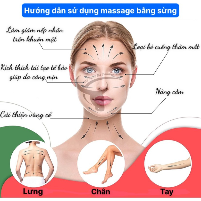 Cây Lăn Massage, Xóa Vết Nhăn Bằng Sừng-  Chăm sóc sắc đẹp | Mỹ nghệ Hà Phương