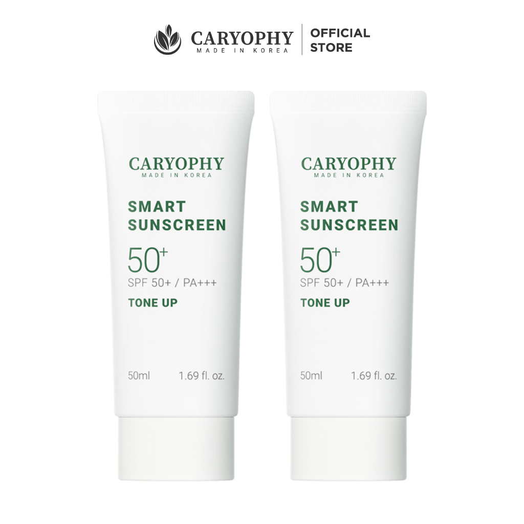 Combo 2 tuýp Kem chống nắng Caryophy Smart SunScreen fullsize 50ml