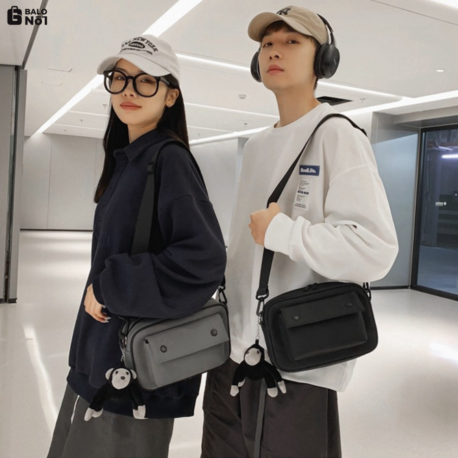 Túi Đeo Chéo Thời Trang HEYMISTER Kèm Móc Khóa - 3 Màu