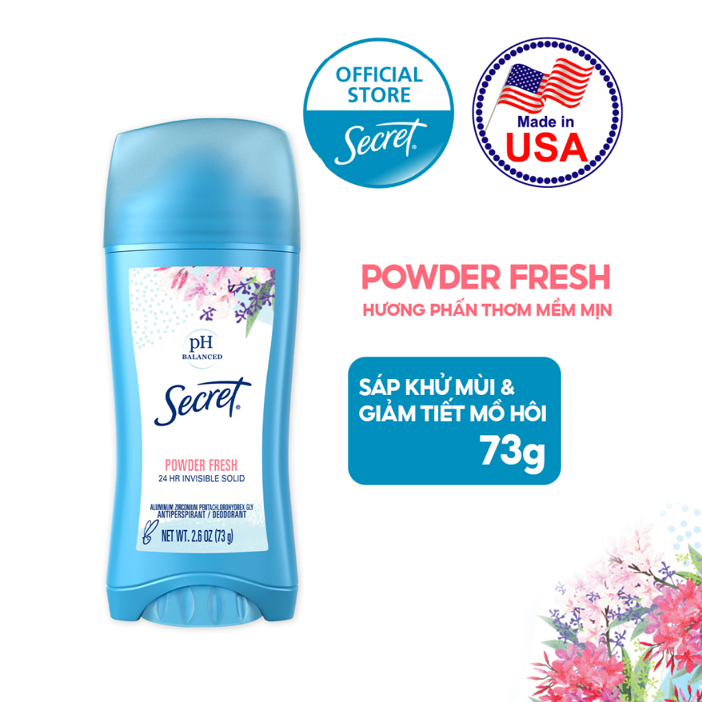 Lăn Khử Mùi Secret Fresh Outlast Clear Gel Mỹ Dành Cho Nữ 73g